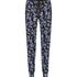 Tall pyjamasbukser Painted Leopard, sort